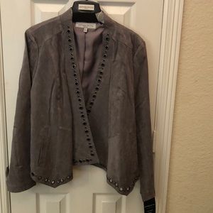 Pamela McCoy suede jacket. New with tags.